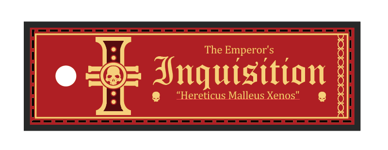 Warhammer-Inspired Morale Patch (Velcro)