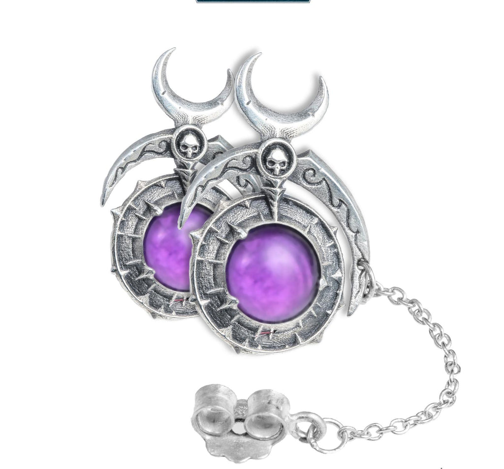 Warhammer-Inspired Sunglass Stud Earrings