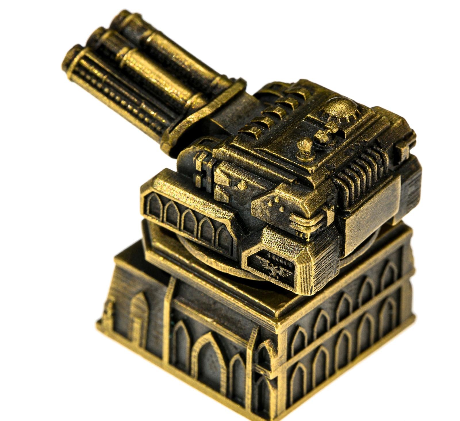 Macro Cannon Artisan Keycap – Firepower from Orbit