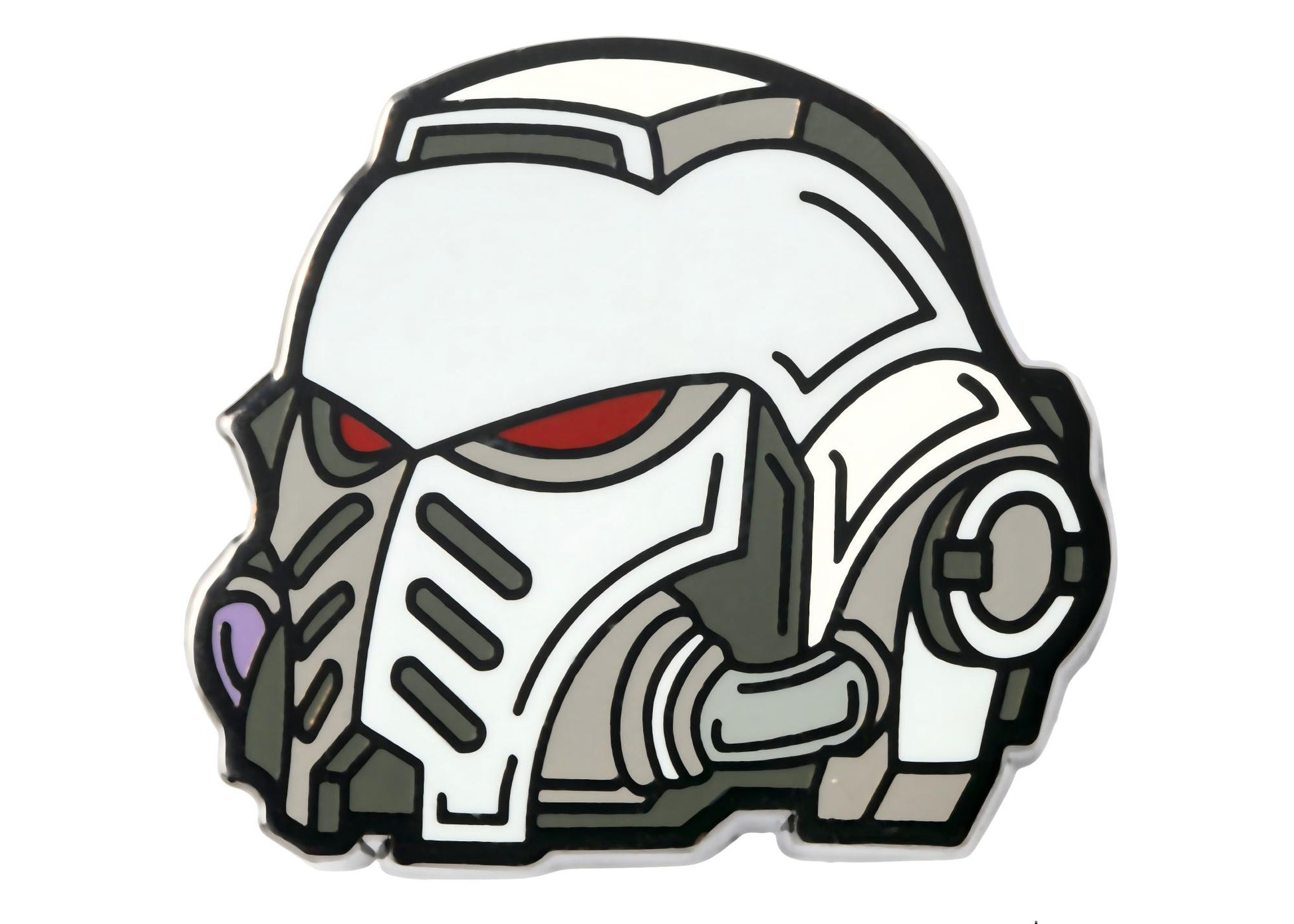 Imperial Armed Forces Helmet Badge - Warhammer 40K Inspired
