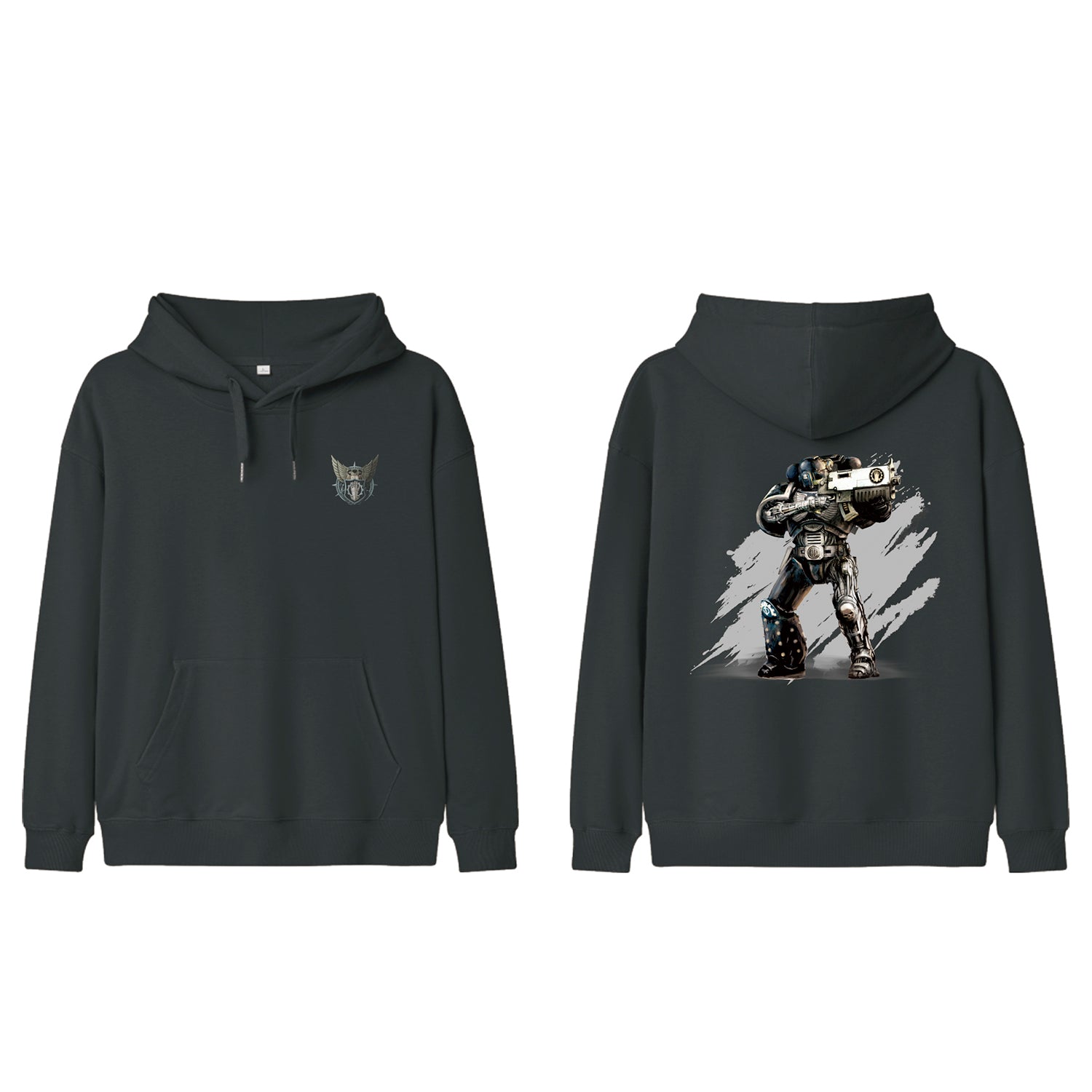 Honor Company Battle Hoodie – Warhammer-Inspired Gothic Military
