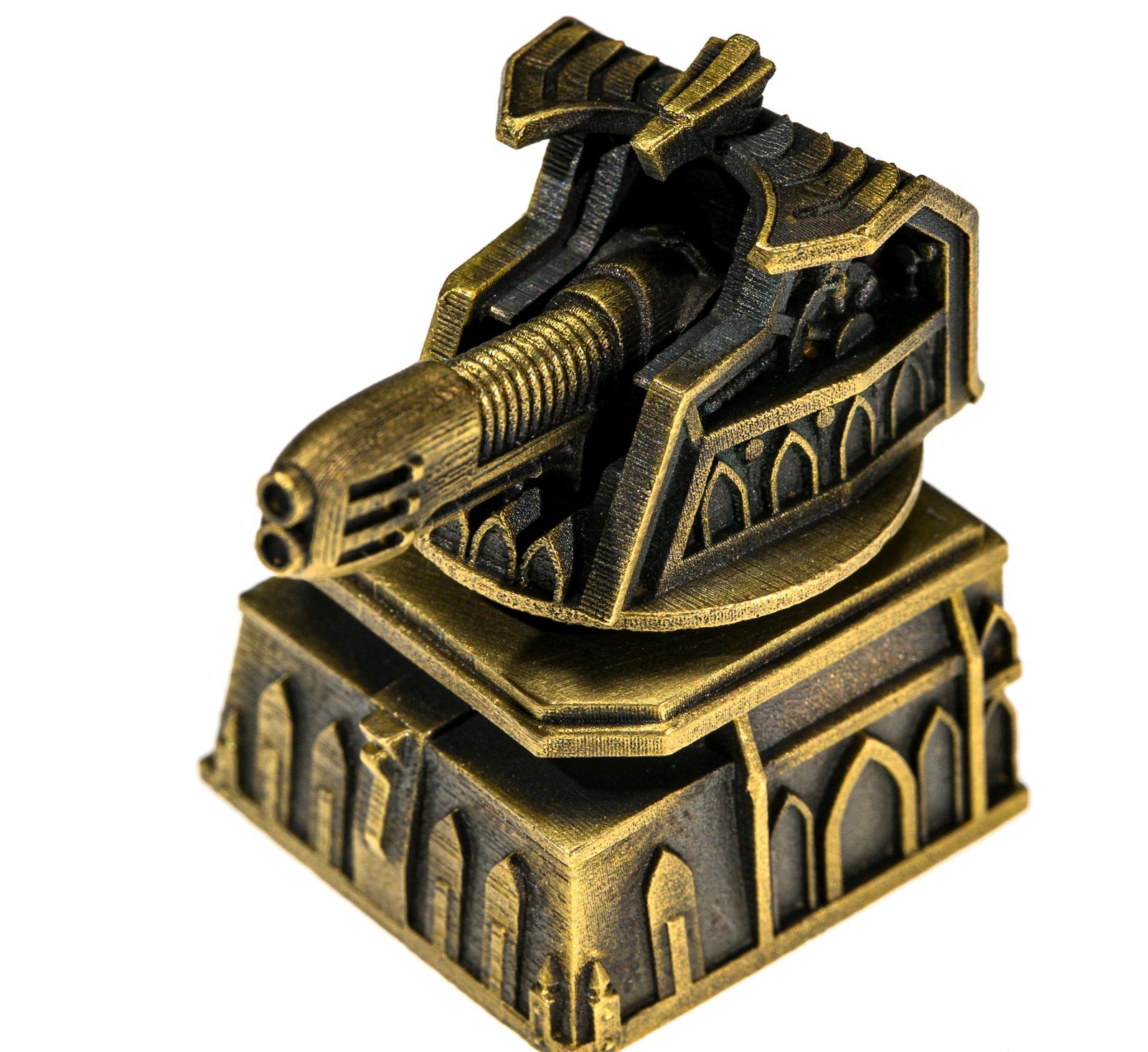 Macro Cannon Artisan Keycap – Firepower from Orbit