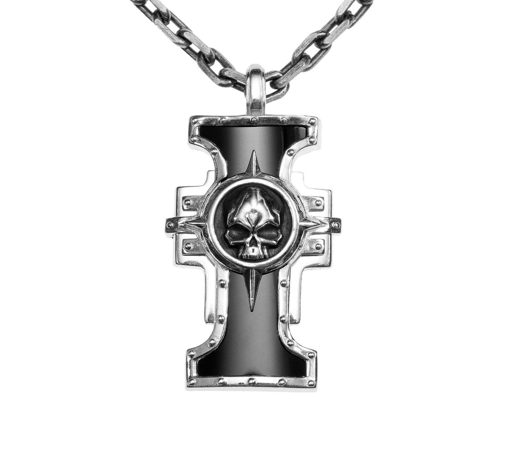 Inquisitorial Seal Pendant – Warhammer-Inspired Symbol of Judgment