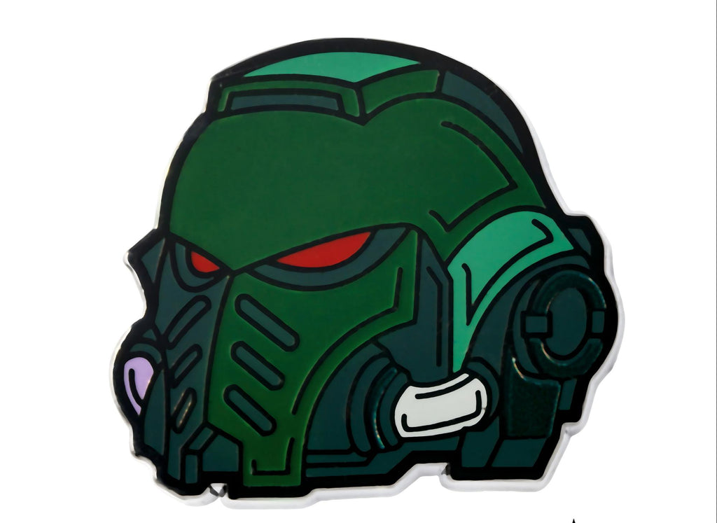 Imperial Armed Forces Helmet Badge - Warhammer 40K Inspired