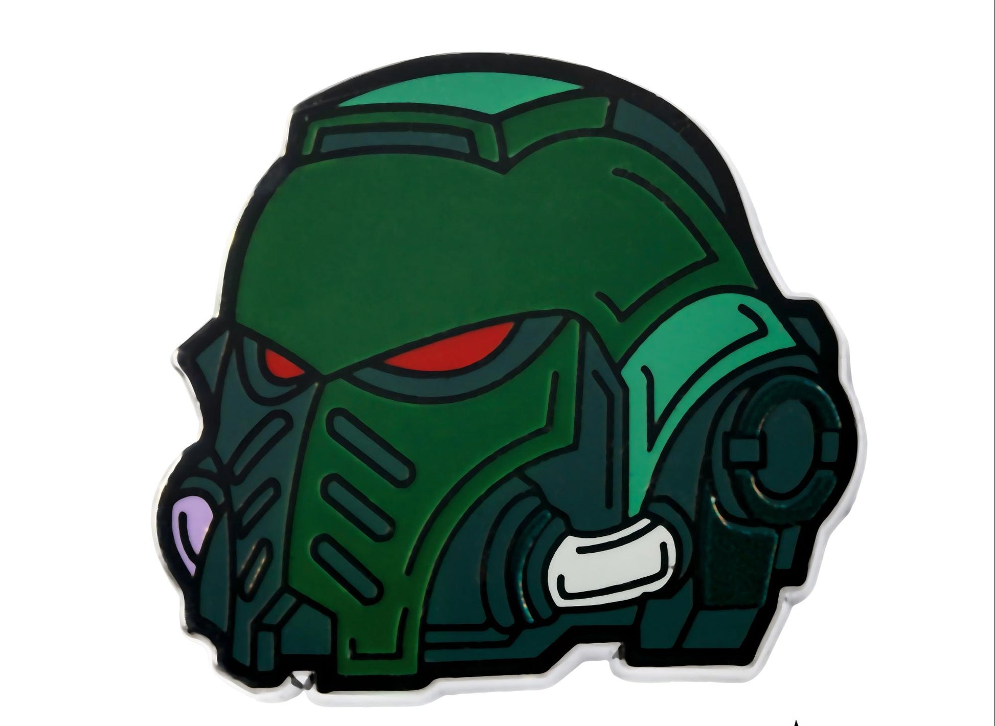 Imperial Armed Forces Helmet Badge - Warhammer 40K Inspired