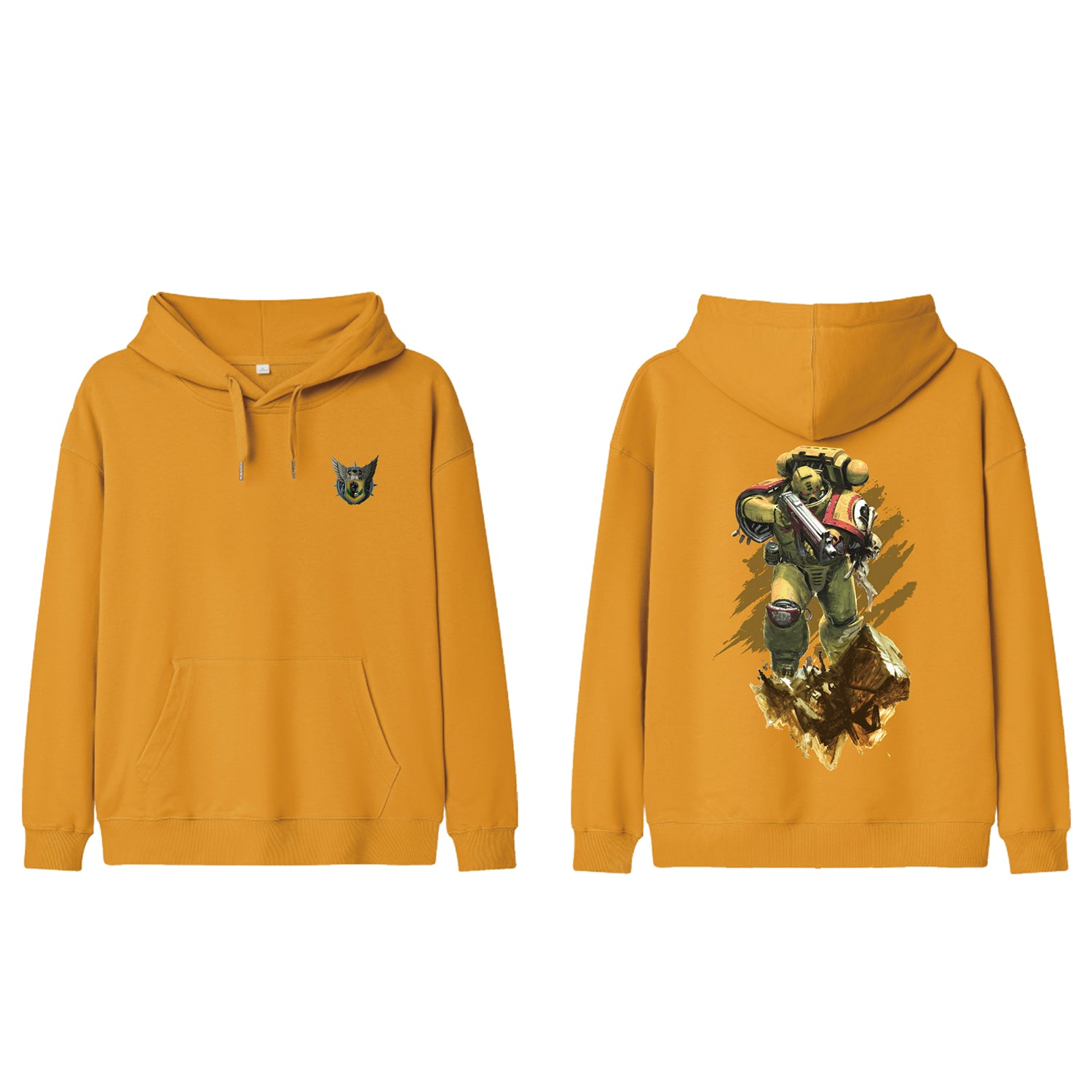 Honor Company Battle Hoodie – Warhammer-Inspired Gothic Military