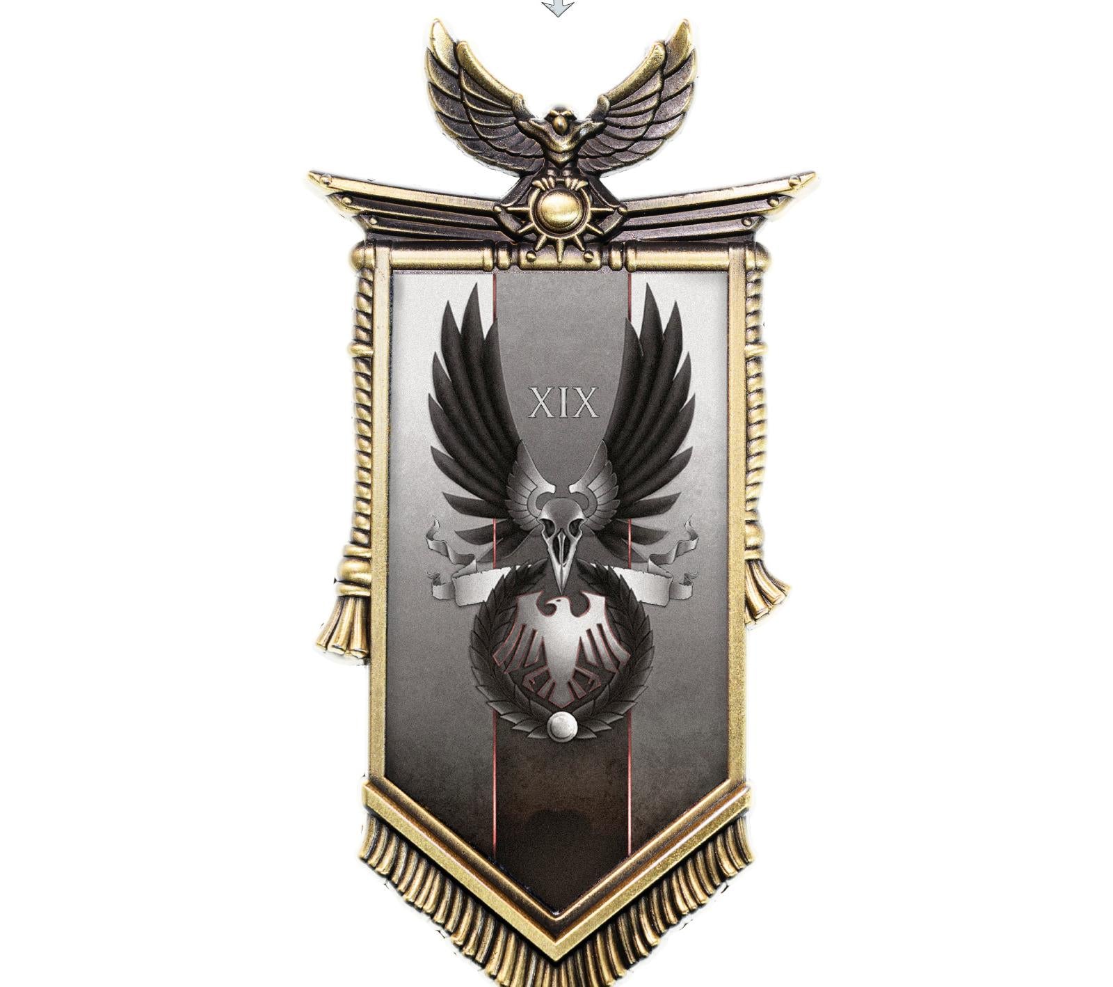 Horus Heresy Legion Flag Refrigerator Magnet - Warhammer 40K Inspired