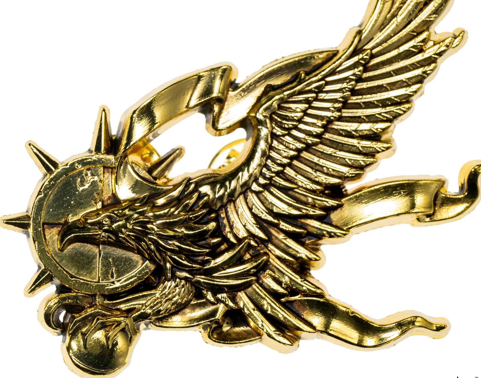 Honor Company Battle Badge – Warhammer-Inspired Service Medallion Pin
