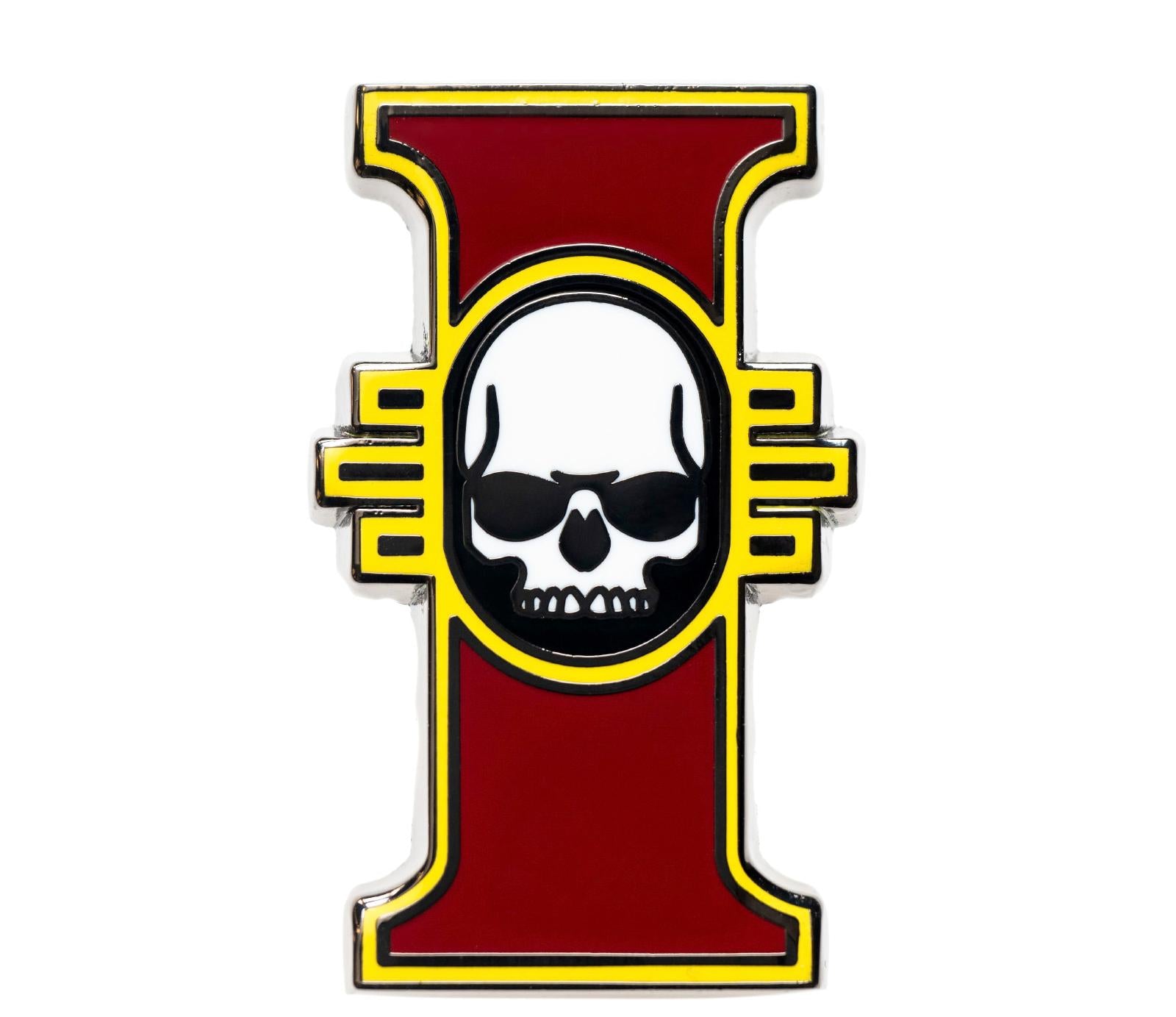 Imperial Fists Legion Badge Pin - Warhammer 40K Inspired