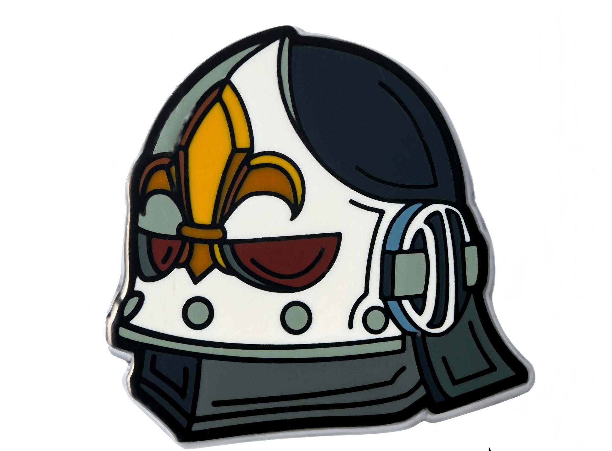 Imperial Armed Forces Helmet Badge - Warhammer 40K Inspired