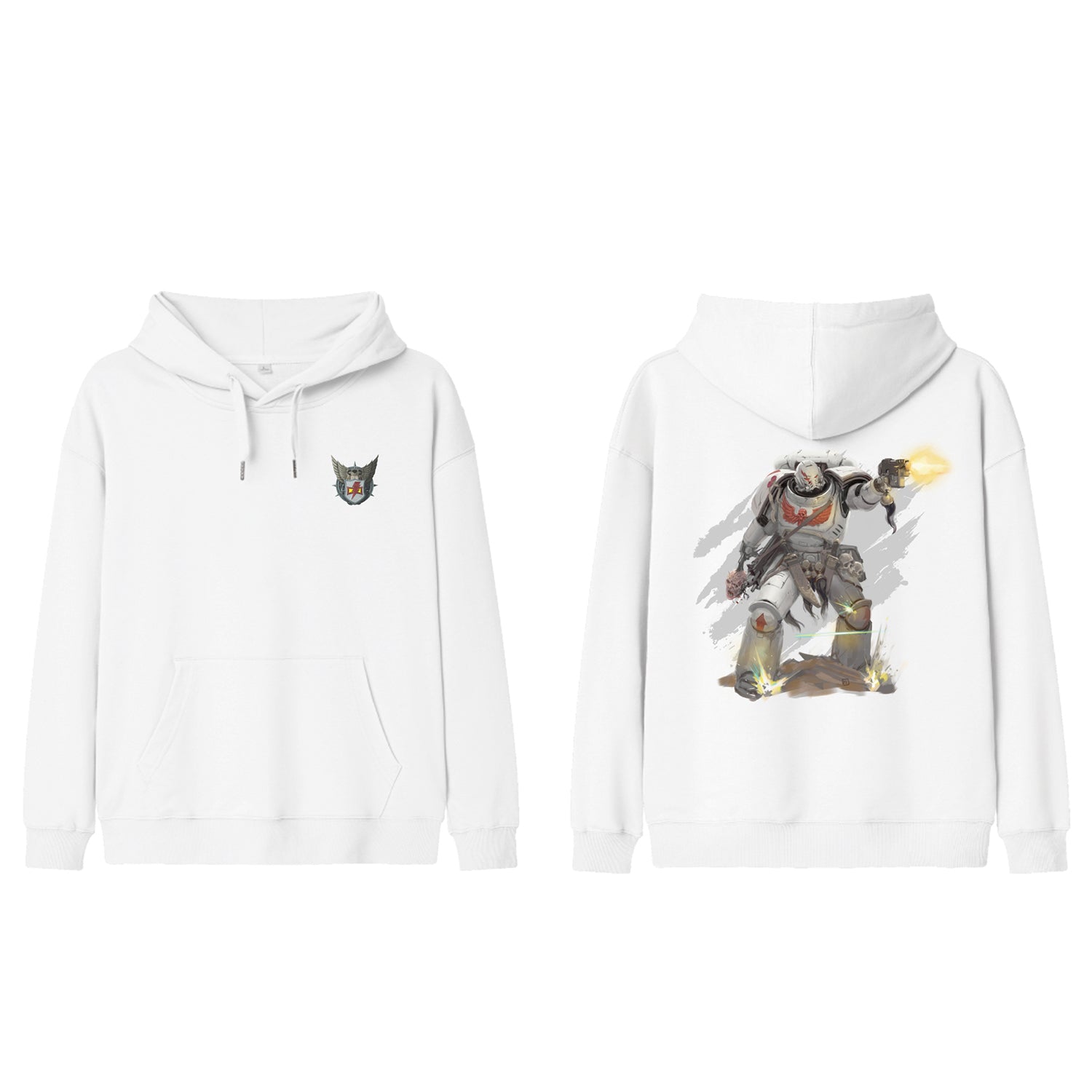 Honor Company Battle Hoodie – Warhammer-Inspired Gothic Military