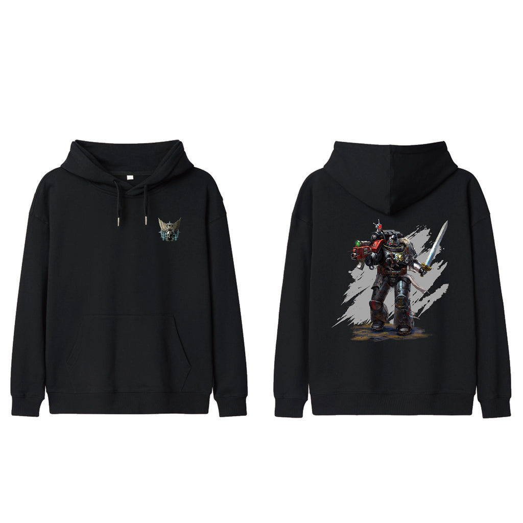 Honor Company Battle Hoodie – Warhammer-Inspired Gothic Military